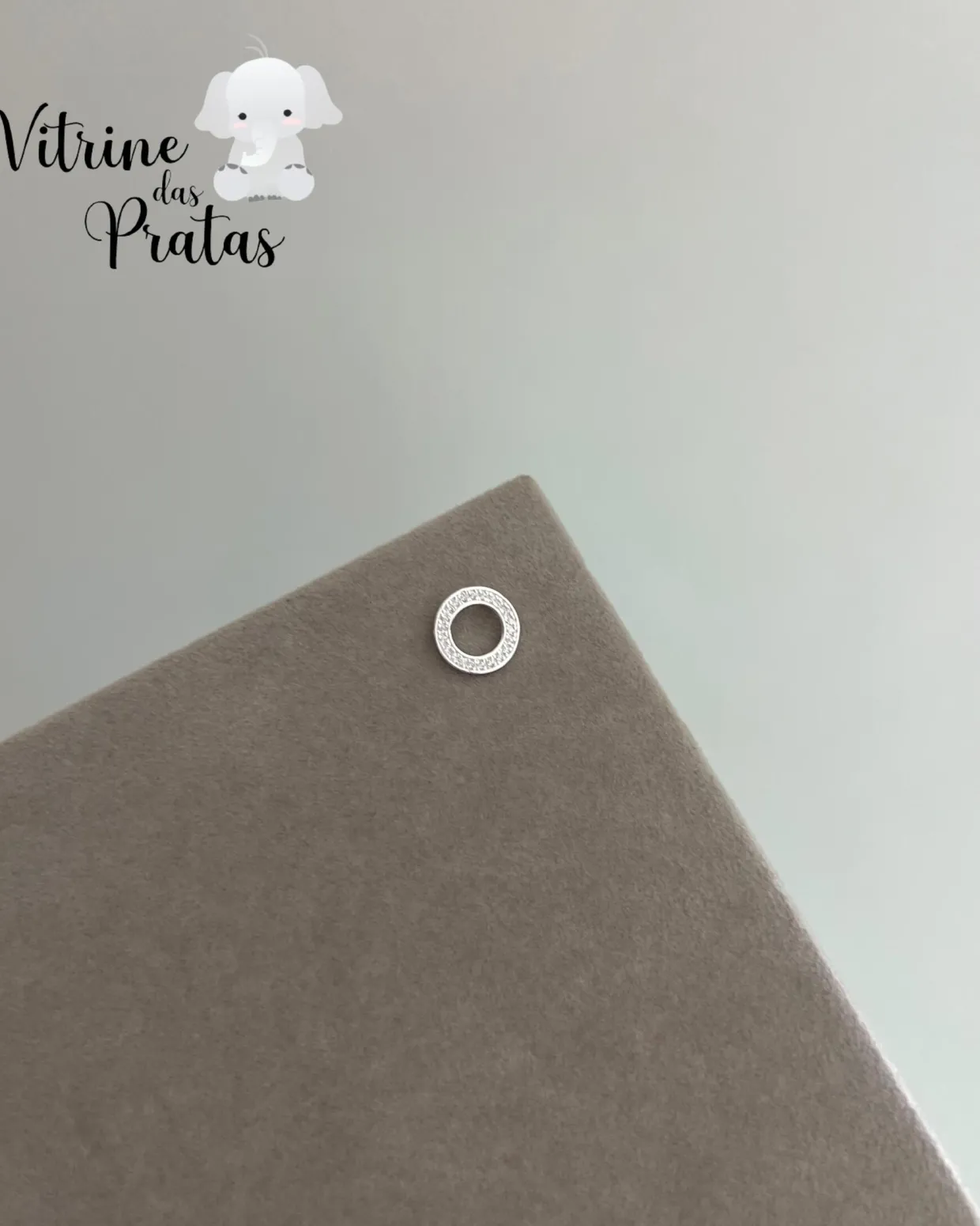 Pingente Circulo Cravejado