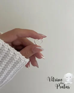 Pingente Coração Vazado
