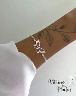 Pulseira Borboleta Vazada