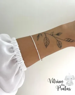 Pulseira Cordão Baiano Fina