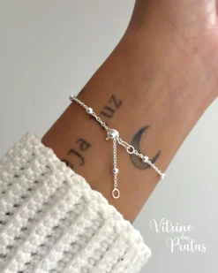 Pulseira Elos com Bolinhas