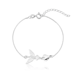 Pulseira Espírito Santo e Coração