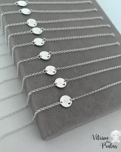 Pulseira Letra com Coração