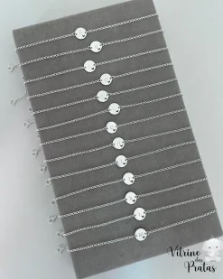 Pulseira Letra com Coração