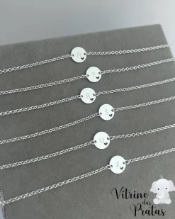 Pulseira Letra com Coração