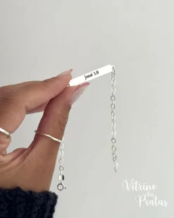 Pulseira Plaquinha Comprida Personalizada (LEIA A DESCRIÇÃO)