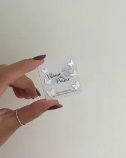 Trio de Brincos Borboletas